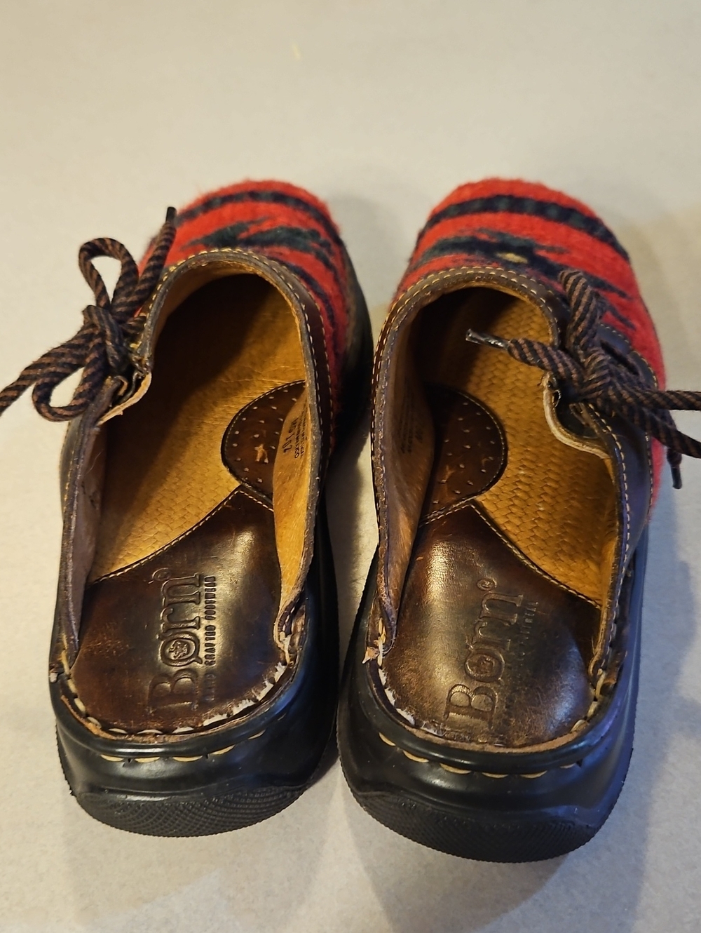 Born Leather Aztec Clogs - Picture 5 of 14